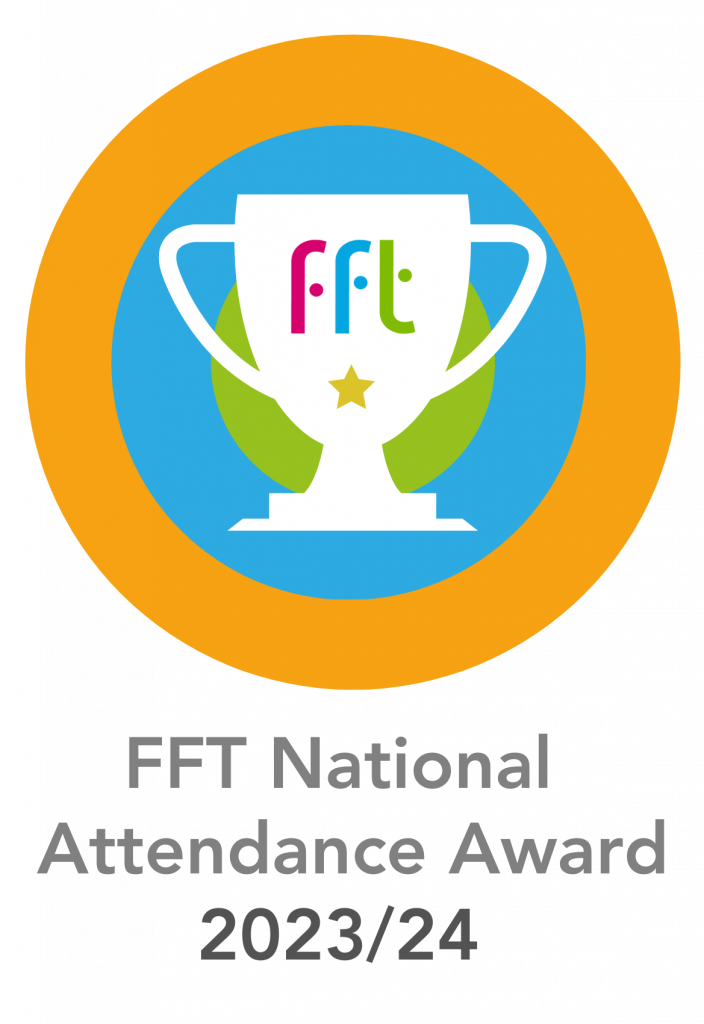 We have been awarded a national attendance award from FFT
